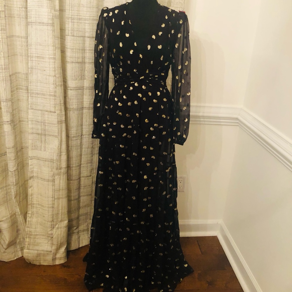 Intermix maxi dress. Size 4